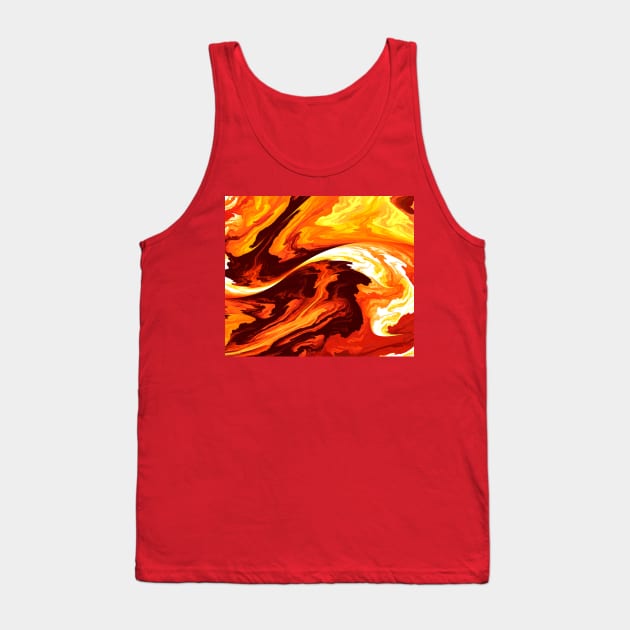 Mix painting Tank Top by daghlashassan